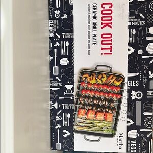 Martha Stewart Black BBQ Grill Pan for Perfect Grilling